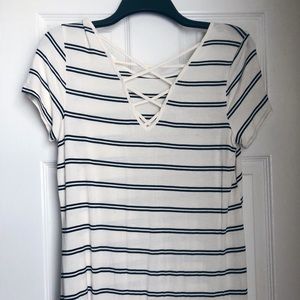 Maurice’s 24/7 Top with Lattice Back